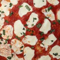 NY Style Hand Stretched Thin Crust Margherita Pizza (14