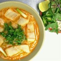 3. Phở Hải Sản Chua Cay · Hot and sour seafood pho.