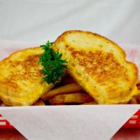 Grilled Cheese Sandwich · Grilled Bread of your choice with Melted Cheese.