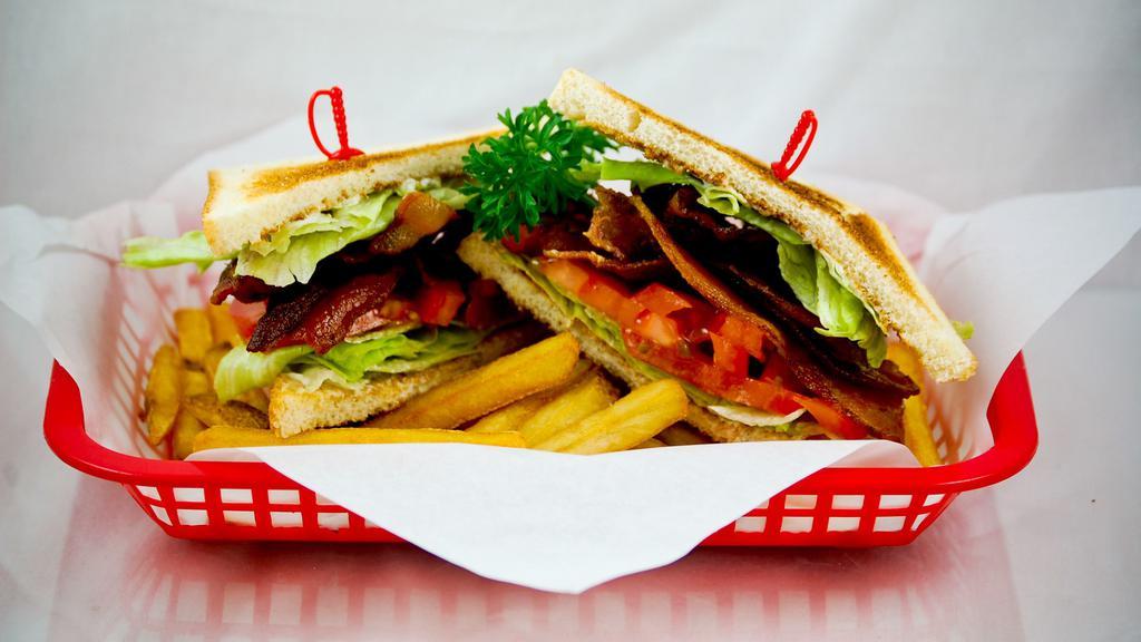 BLT Sandwich · Bacon, lettuce, tomato and mayo. Served on your choice of toasted bread.