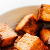 Fried Tofu · Fried Tofu served with sweet sauce