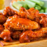 Buffalo Wings · Hot and spicy traditional wings.