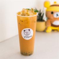 B1. Passion Fruit Refresher · Real passion fruit with jasmine green tea.
（700cc）