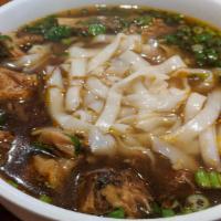6. 牛 腩 河 粉 / Hu Tieu Bo Kho · Belly Beef Stew Flat Noodle Soup.