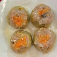 Mushroom Pork & Shrimp Dumplings (4)花菇燒賣 · 花菇燒賣