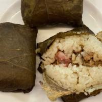 Sticky Rice in Lotus Leaf (3)糯米雞 · 糯米雞