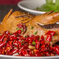 Chongqing Spicy Chili Duck辣子鸭 · Spicy.