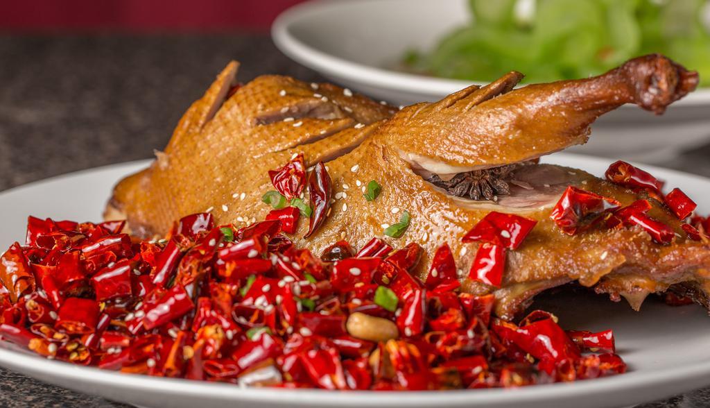Chongqing Spicy Chili Duck辣子鸭 · Spicy.