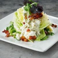 Lettuce Wedge · bacon & bleu cheese on crisp greens served with bleu cheese dressing | GF | K