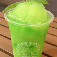 Green Apple Slushy / 青蘋果冰沙 · Served Cold.