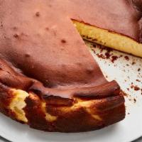 Basque Burnt Cheesecake · This cheesecake is the alter ego to the classic New York–style cheesecake with a press-in co...