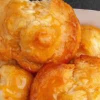 Honey Butter Biscuits · Our honey butter biscuits come naturally sweetened with our own honey butter mix and in 1, 3...
