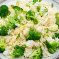 Vegetable Fried Rice · Fried rice w/ broccoli, asparagus, and egg
