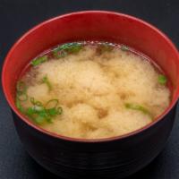 Miso Soup · Tofu, wakame, and scallion