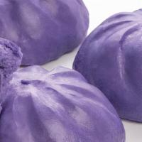 Sweet Ube Pao - 8 pcs. (Frozen) · Steamed buns filled with ube halaya (purple yam).