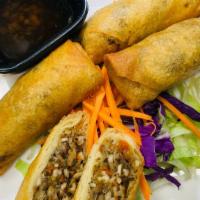 1 Imperial Rolls · Deep-fried rolls wrapped with vegetables, taro, and bean thread noodle.