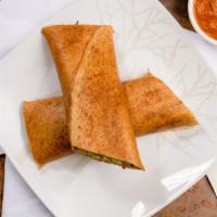 Rolled Dosa · Dosa rolled with selected stuffing and served with chutneys