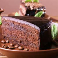 Chocolate Cake · Deep, dark, rich layered chocolate cake, with soft, chocolate ganache frosting.