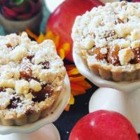 Gluten Free Vegan Apple  · Gluten-free. Vegan. Sweet apples,, cinnamon and our signature almond crumble topping. Freeze...