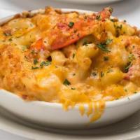Lobster Macaroni & Cheese · Cavatappi Pasta with a Five-Cheese Cream Sauce, Old-Bay Seasoning, Maine Lobster, Toasted Pa...