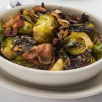 Sautéed Brussels Sprouts · Sautéed with Bacon & Shallots. Can be prepared without Bacon upon request.