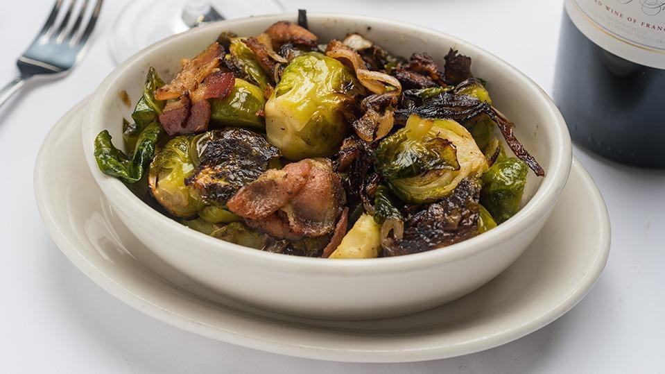 Sautéed Brussels Sprouts · Sautéed with Bacon & Shallots. Can be prepared without Bacon upon request.