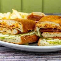 Chicken Salad Sandwich · Served with your choice of mayo, mustard, pickle, tomato, lettuce, and onion.