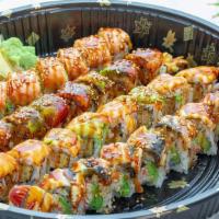 Special rolls 2 (32pcs) · All cooked 32pcs (Dragon roll, Lobster roll, Love shrimp roll, unagi roll)