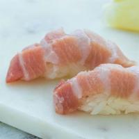Bluefin tuna otoro nigiri 2pcs · 