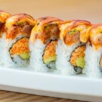Mikado Sushi · Six pieces of sushi, CA roll, four pieces sashimi.