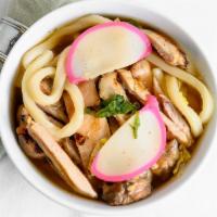 Chicken Udon · Chicken noodle soup.