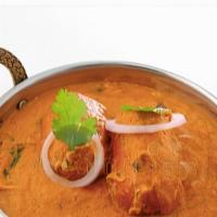 16. Malai Kofta · Ball of mashed Home-made cheese, potatoes, nuts, and spices cooked with specially prepared c...