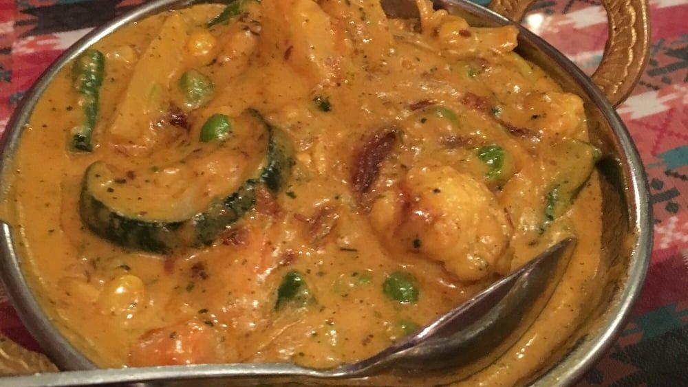 Shrimp Tikka Masala · Gluten free. Shrimp cooked in a creamy sauce with Indian spices.