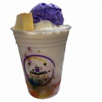 Classic Halo-Halo · A famous Filipino dessert mixed with different sweet fruits  and various ingredients with ub...
