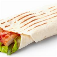 Super Poc Chuc Burrito · A mouthwatering Super Burrito made with a Flour tortilla and filled with Pork Chop, rice, be...
