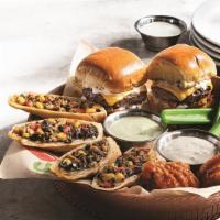 Triple Dipper™ · Why choose one when you can choose three? Select three appetizers and enjoy! Served with dip...