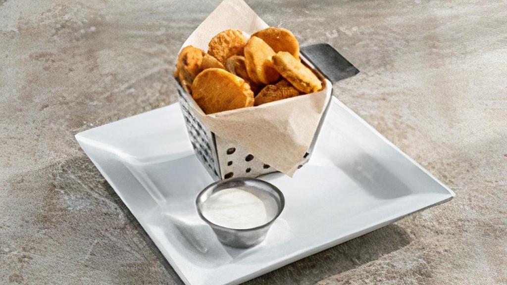 Fried Pickles · Served with house-made ranch.