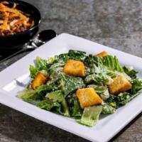 Chili & Caesar Salad · A delicious bowl of the Original Chili with a side Caesar Salad.