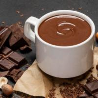 Gourmet Hot Chocolate · Creamy, steamed milk with rich chocolatey syrup.