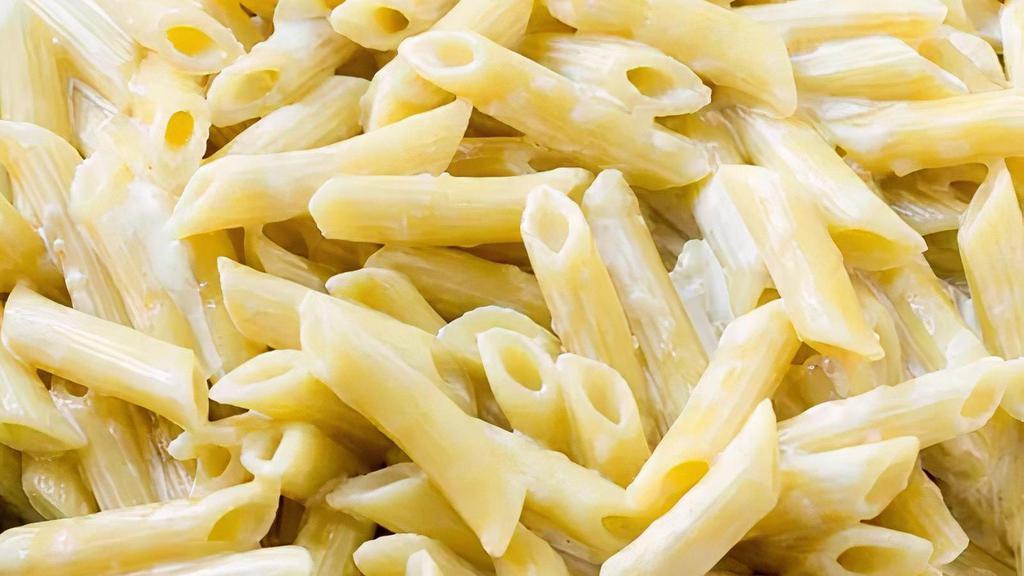 Kids Pasta · Plenty of penne pasta (plus your choice of sauce) for your little one. Served with a breadstick.