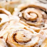 Jumbo Cinnamon Roll · These BEST EVER cinnamon rolls are soft, moist, fluffy, and topped with a silky cream cheese...