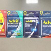 Advil · Advil Pain Reliever / Fever Reducer, Advil Sinus Congestion & Pain, Advil Liqui-Gels or Advi...