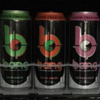 Bang Energy 16 oz · Cherry Blade-Lemonade, Blue Razz, Bangster Berry, Sour Heads, Cotton Candy, Star Blast or Ra...