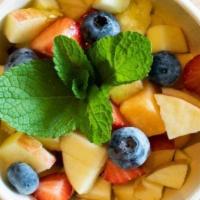 Fruit Salad · Fresh assorted fruits daily.