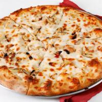Roasted Garlic White Chicken Pizza 10