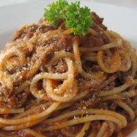 Spaghetti with House Marinara Sauce · Choice of House Marinara Sauce, Pesto Sauce, Alfredo Sauce, Pesto Sauce Mixed with Marina, A...