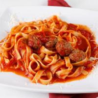 Fettucini with House Marinara Sauce · Choice of House Marinara Sauce, Pesto Sauce, Alfredo Sauce, Pesto Sauce Mixed with Marina, A...