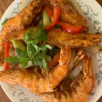 12. Salt & Pepper Shrimp 椒鹽蝦 · Tom Rang Muoi