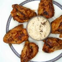 BBQ Chicken Wings · Yup these gluten-free beauties are smothered in BBQ sauce.