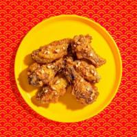 Soy Garlic Chicken Wings · Your choice of 6, 12 or 18 pieces.